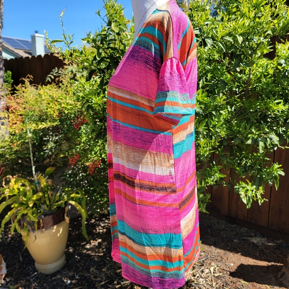 Ruffle Short Sleeve Open Cardigan - Picture 6 of 9